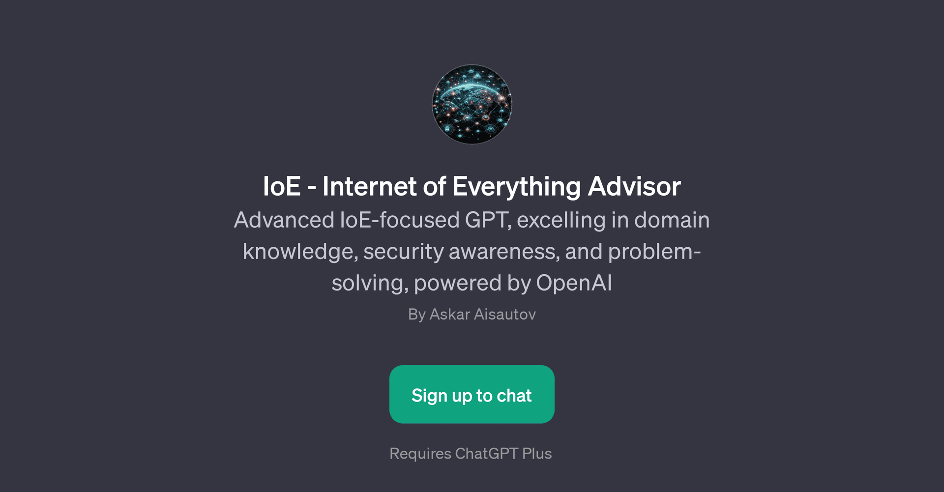 IoE - Internet of Everything Advisor