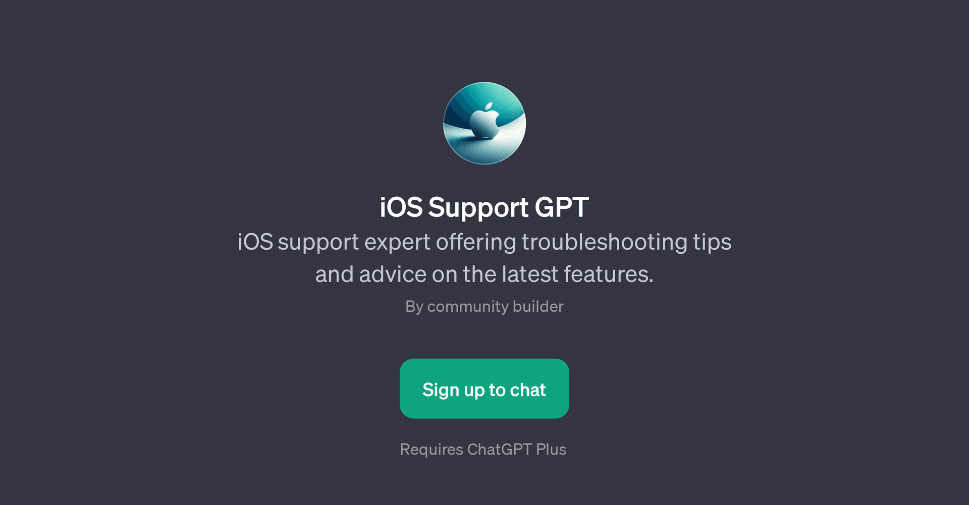 iOS Support GPT