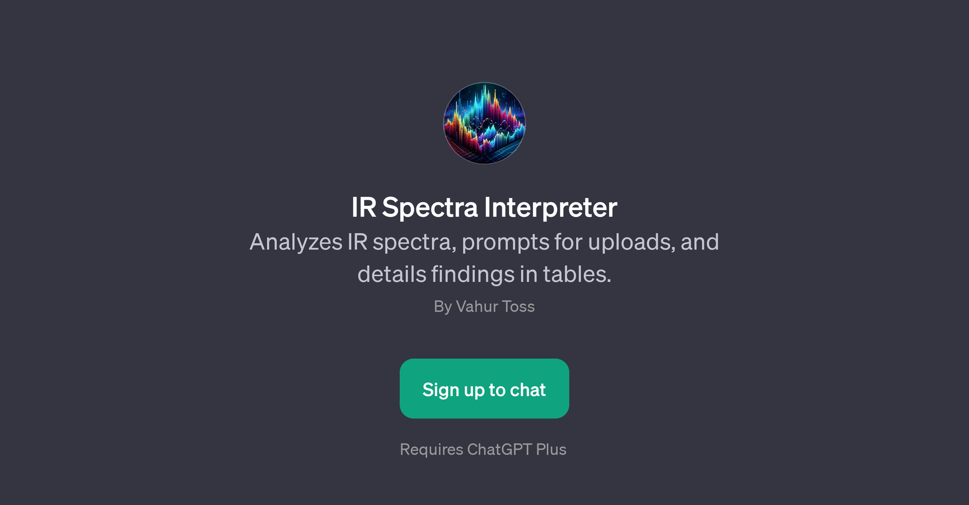 IR Spectra Interpreter