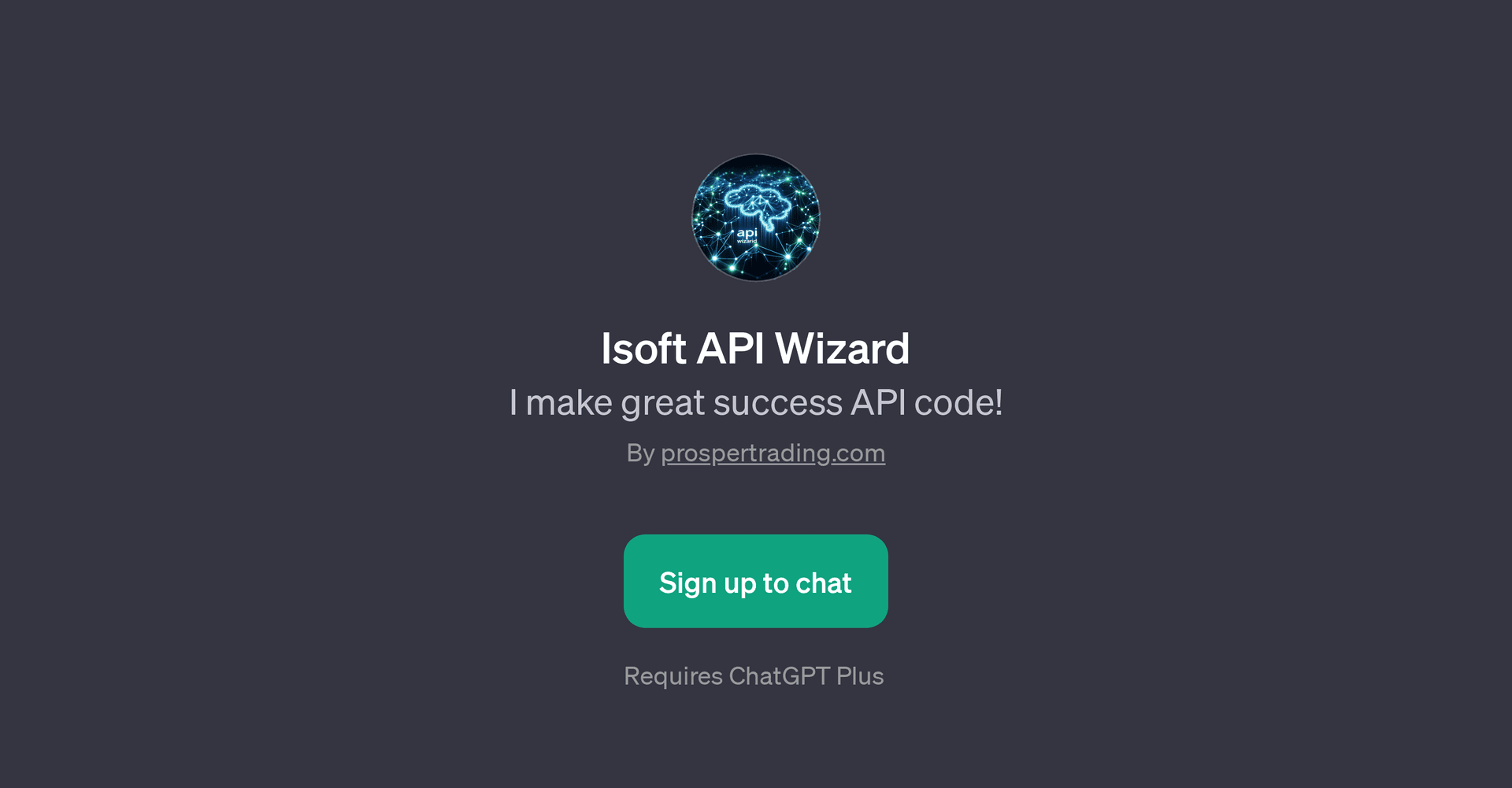 Isoft API Wizard
