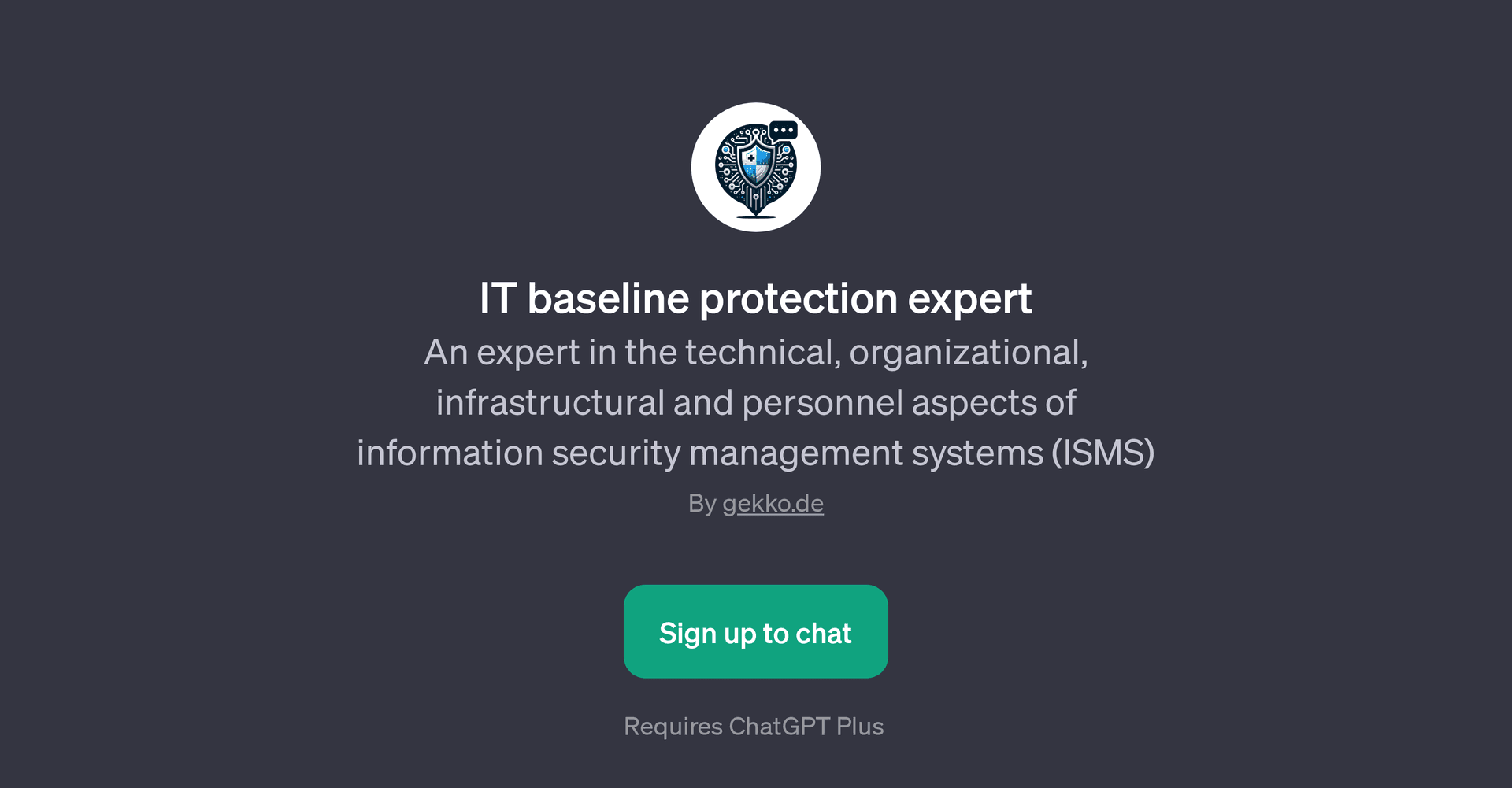 IT baseline protection expert