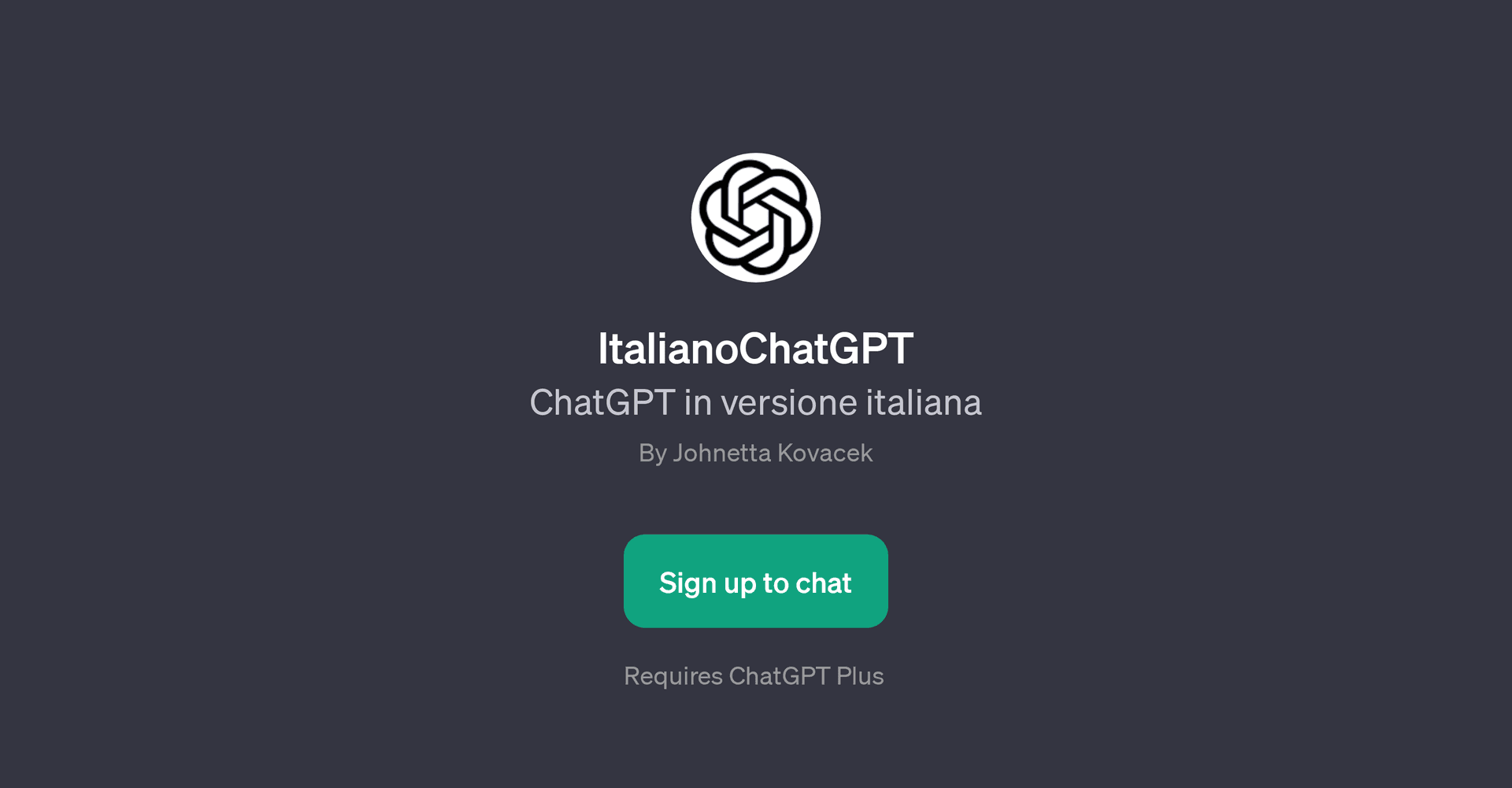 ItalianoChatGPT