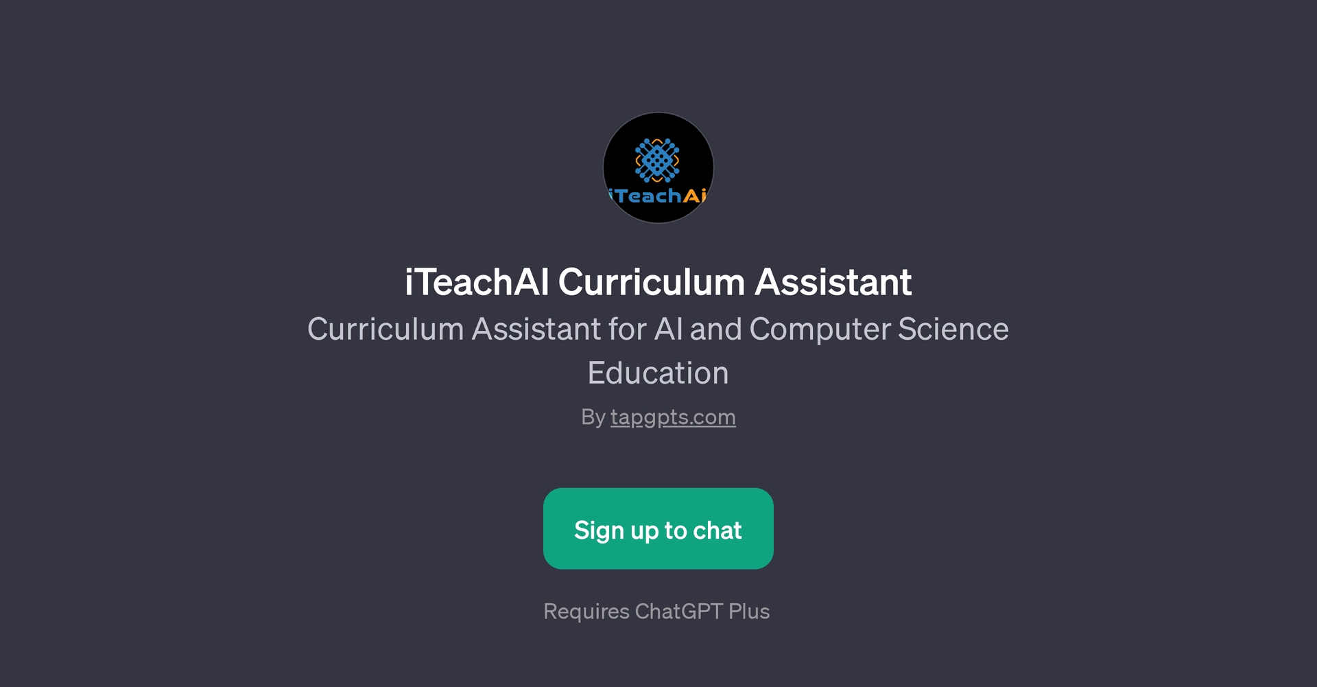 iTeachAI Curriculum Assistant