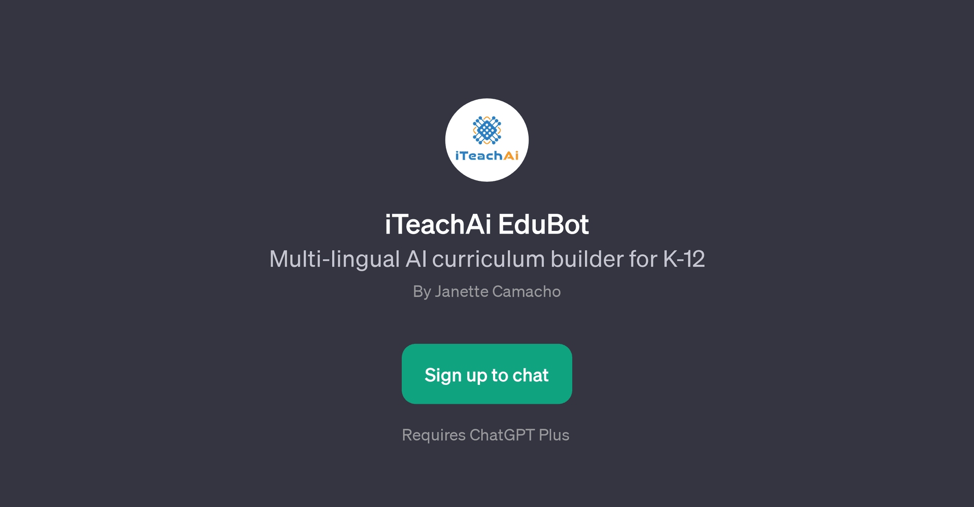 iTeachAi EduBot