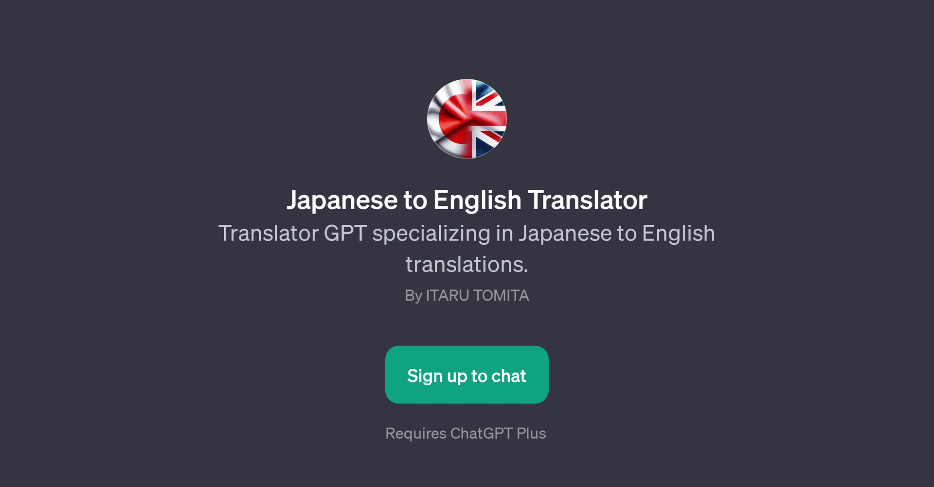 Japanese to English Translator