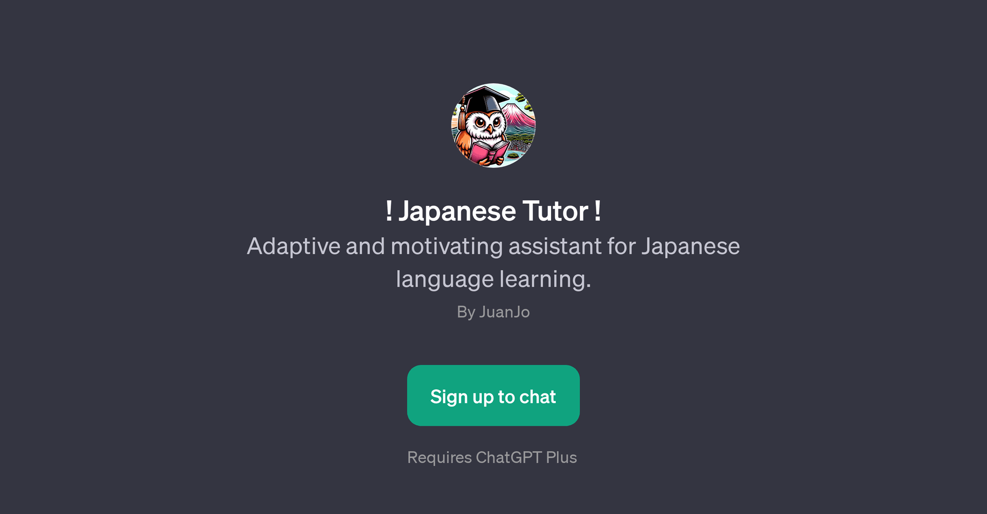 Japanese Tutor