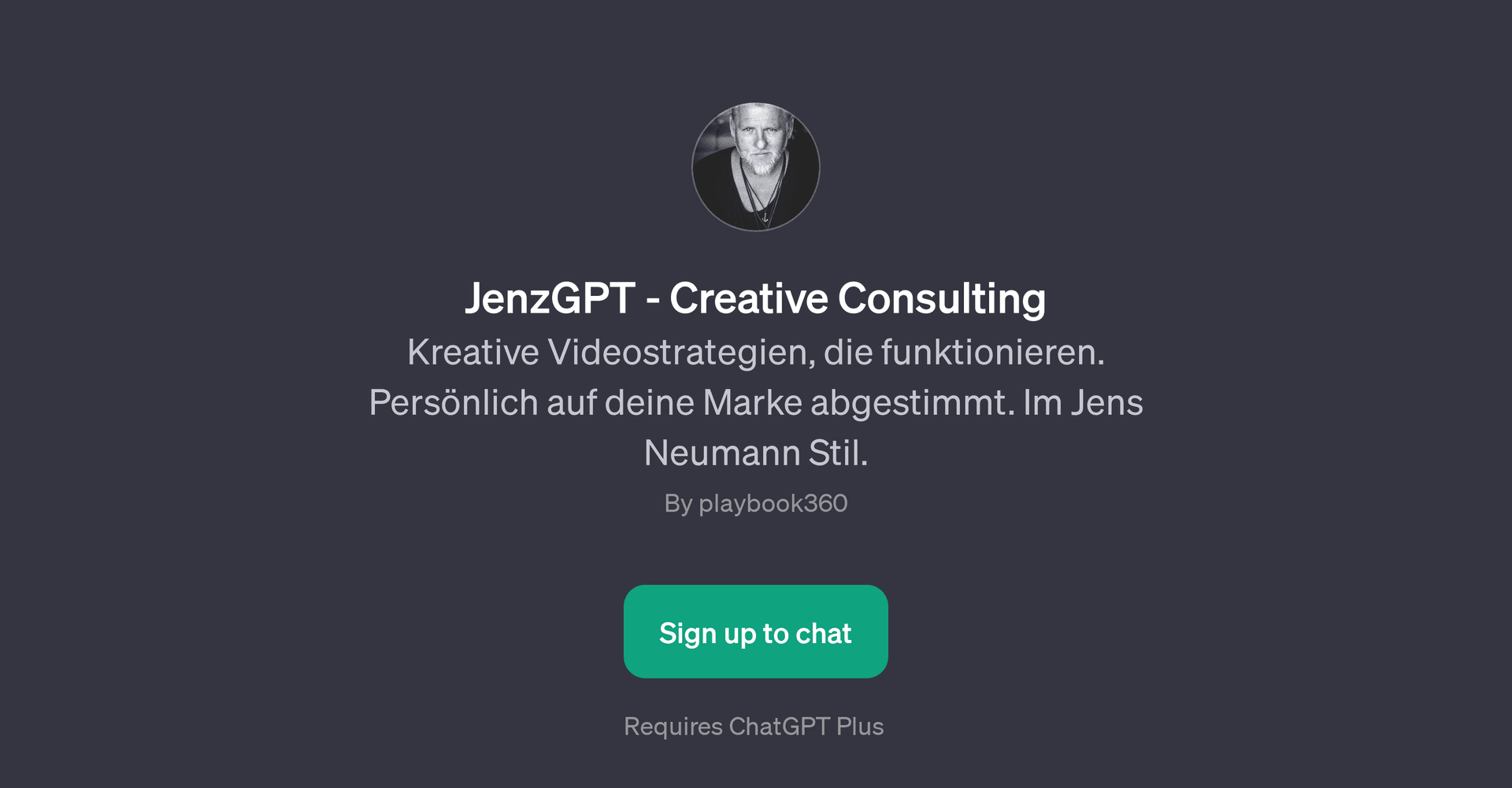 JenzGPT - Creative Consulting