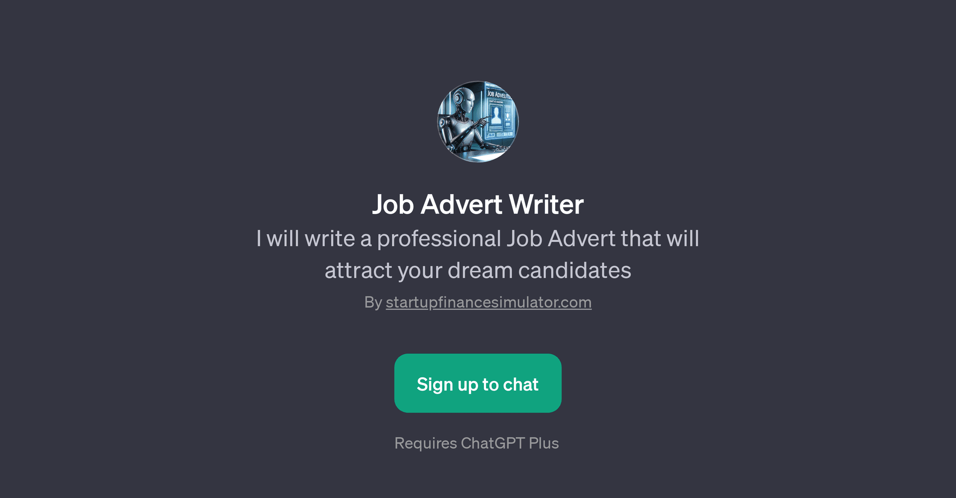Job Advert Writer
