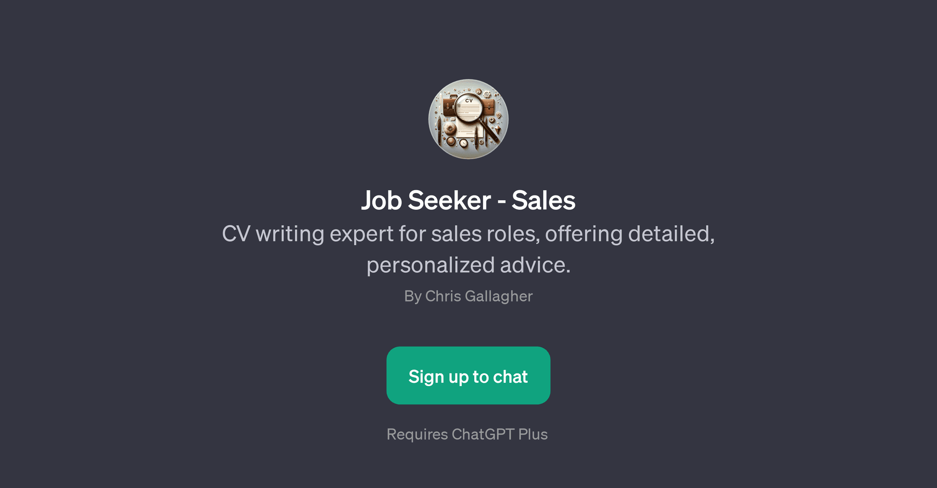 Job Seeker - Sales