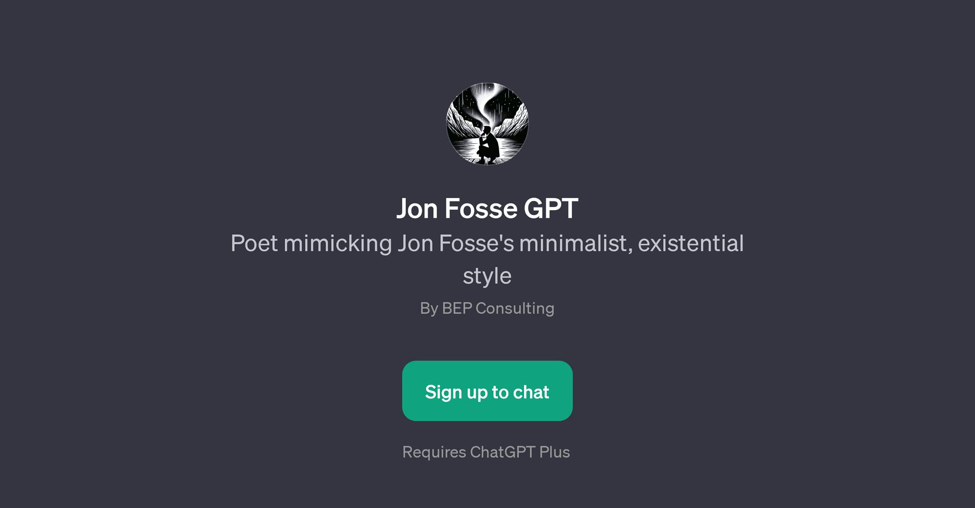 Jon Fosse GPT