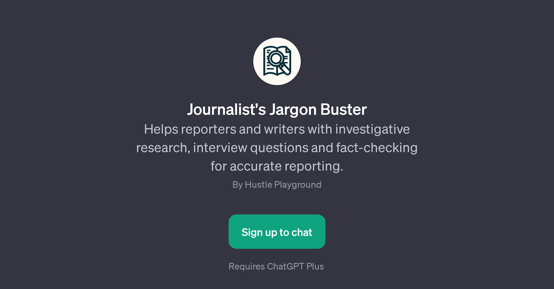 Journalist's Jargon Buster