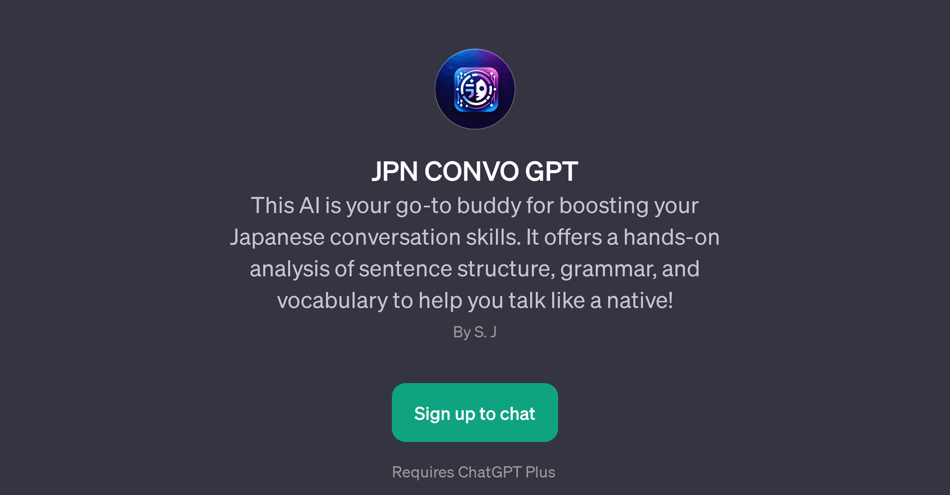 JPN CONVO GPT