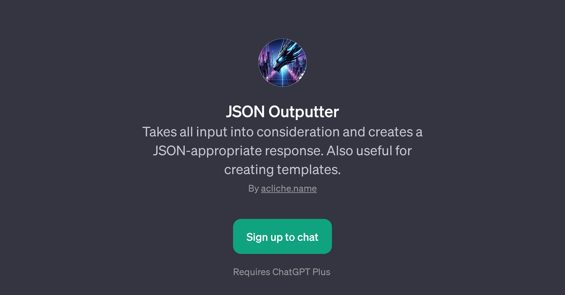 JSON Outputter