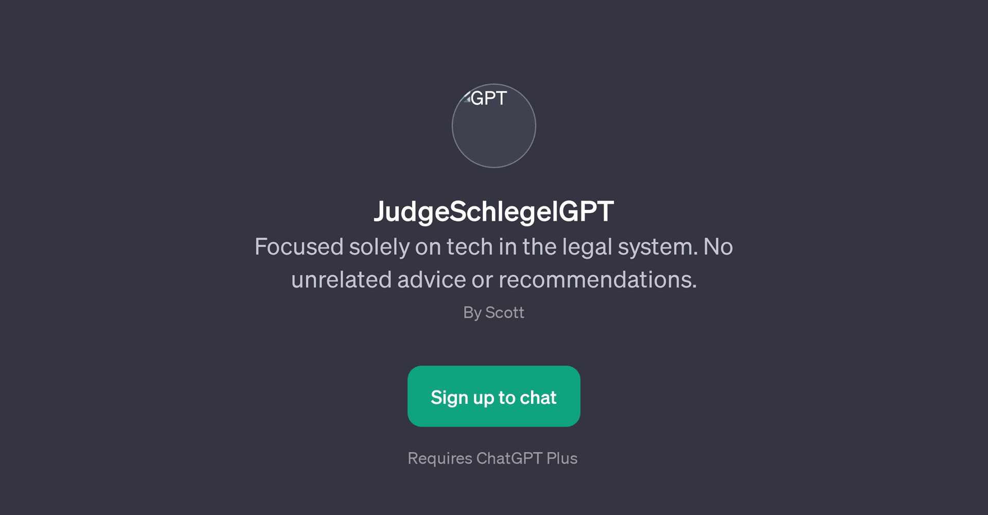 JudgeSchlegelGPT