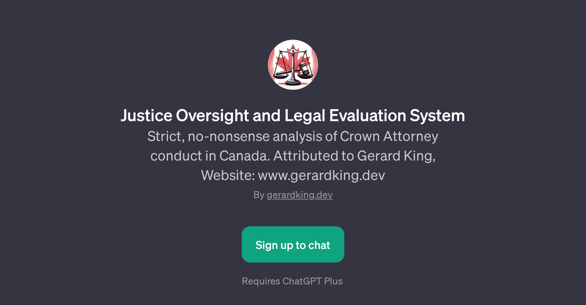 Justice Oversight and Legal Evaluation System