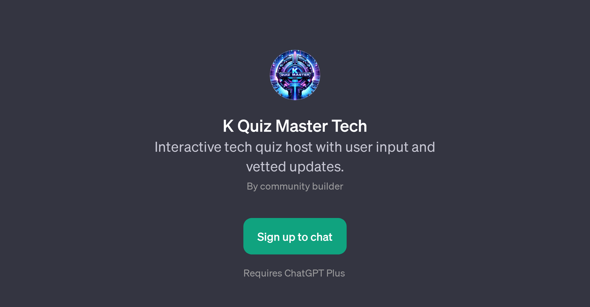 K Quiz Master Tech