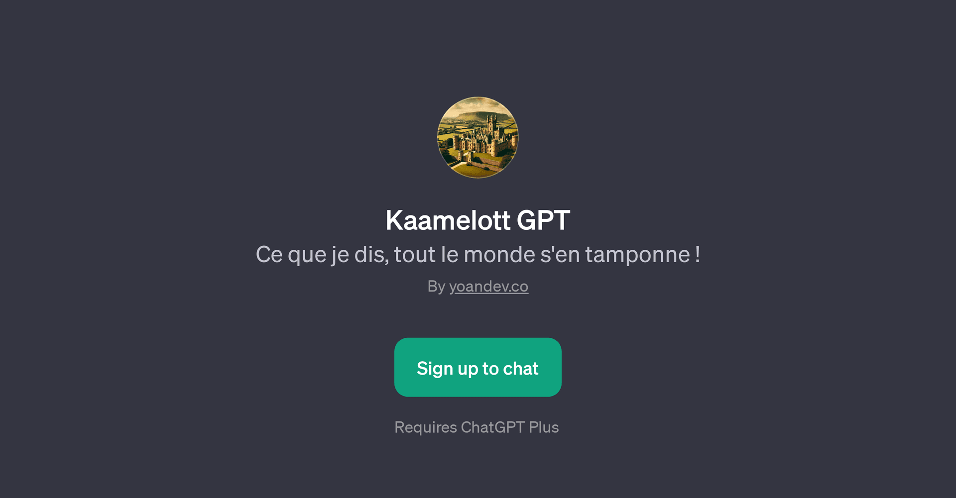 Kaamelott GPT