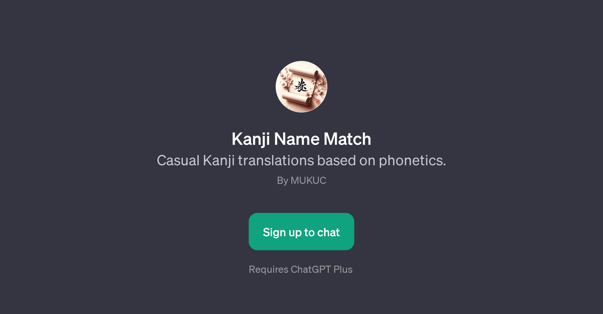 Kanji Name Match