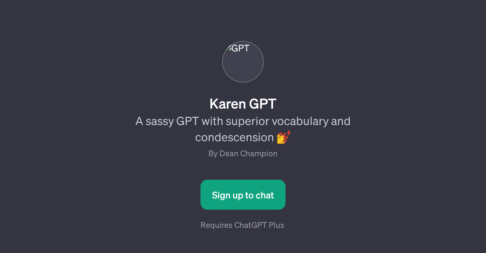 Karen GPT