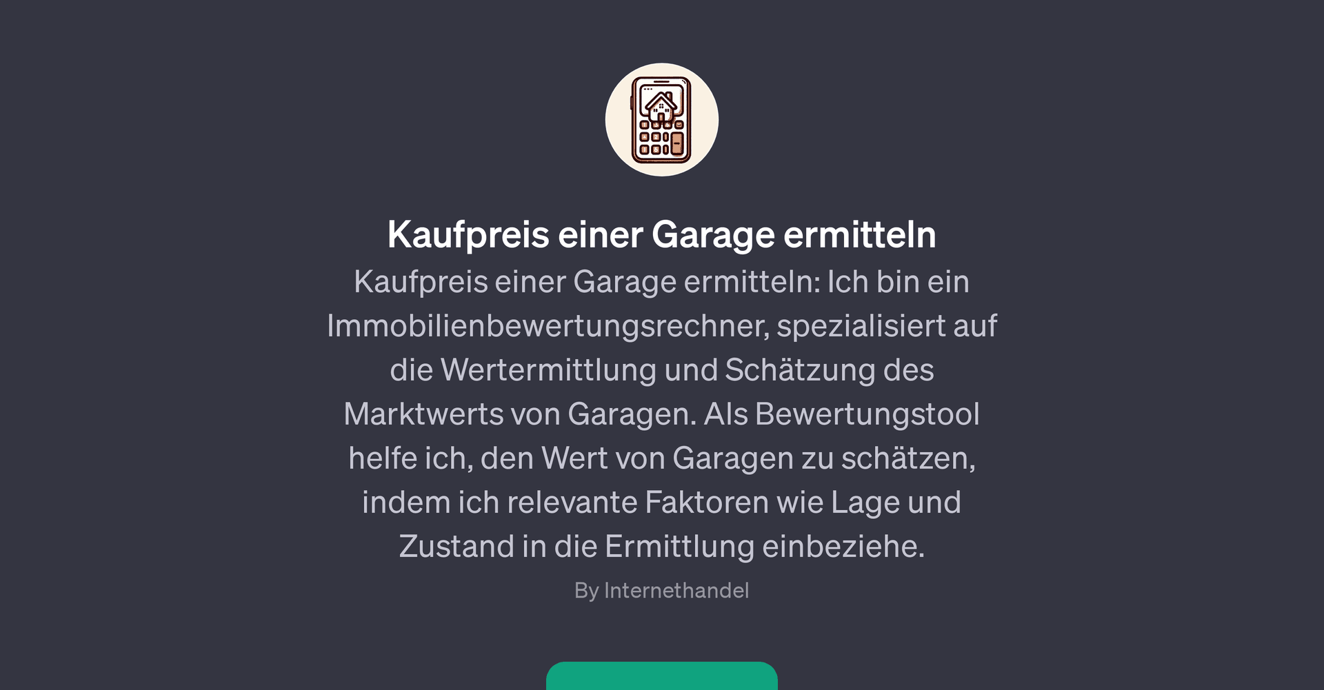 Kaufpreis einer Garage ermitteln