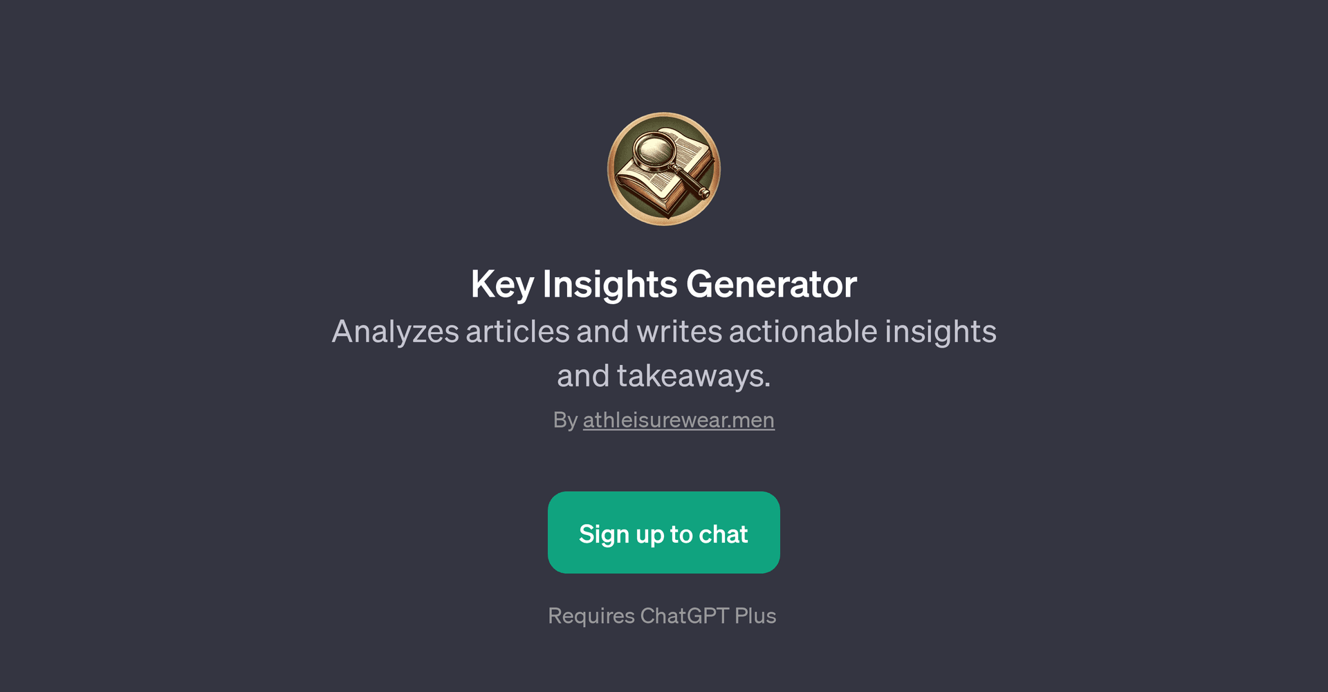 Key Insights Generator