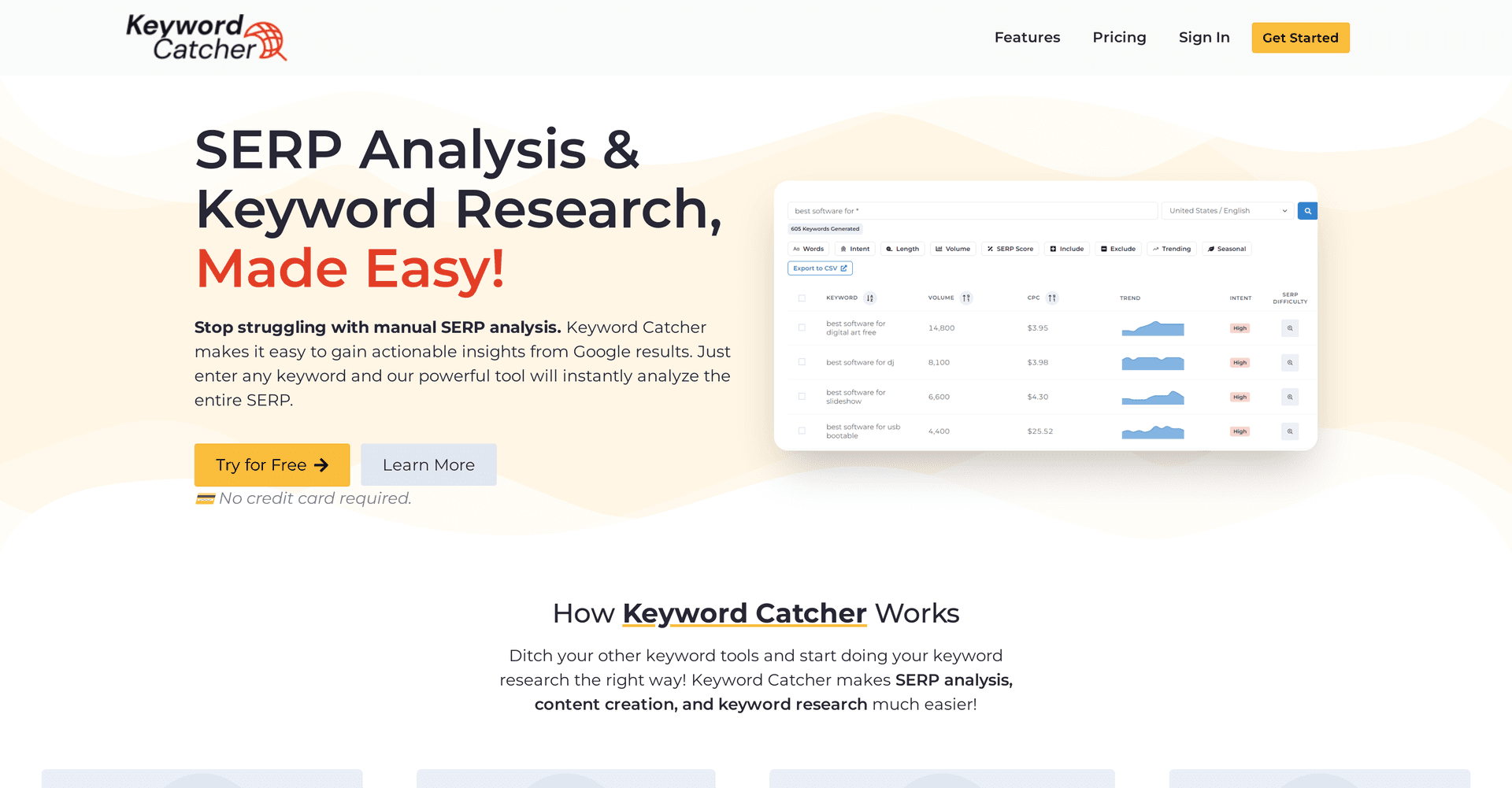 Keyword Catcher