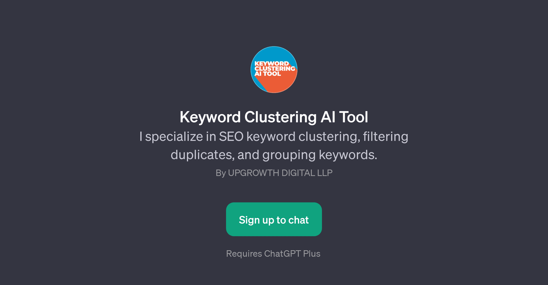 Keyword Clustering AI Tool