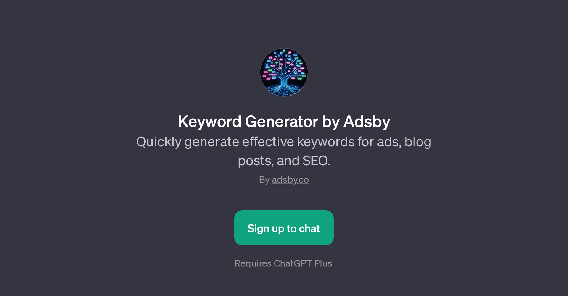 Keyword Generator by Adsby