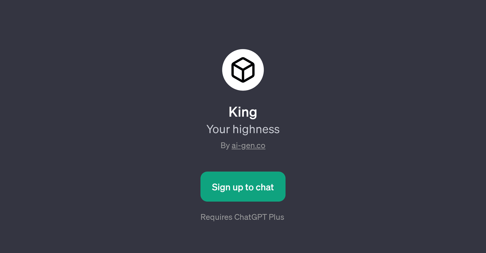 King