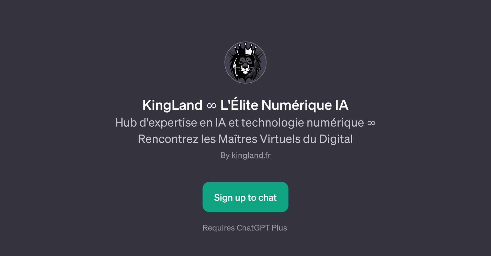 KingLand L'lite Numrique IA