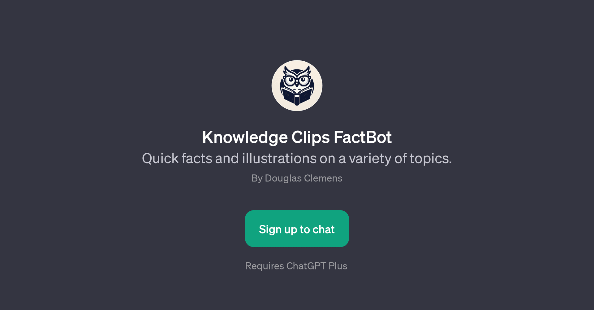 Knowledge Clips FactBot