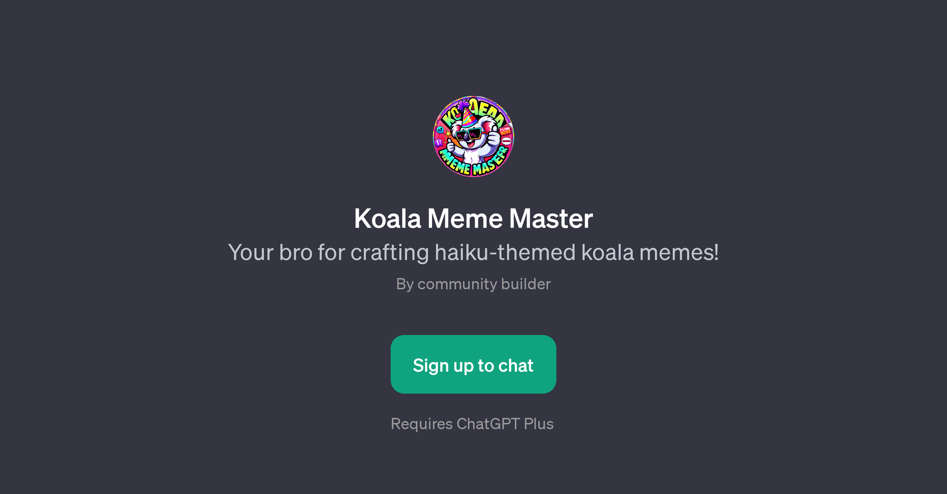 Koala Meme Master