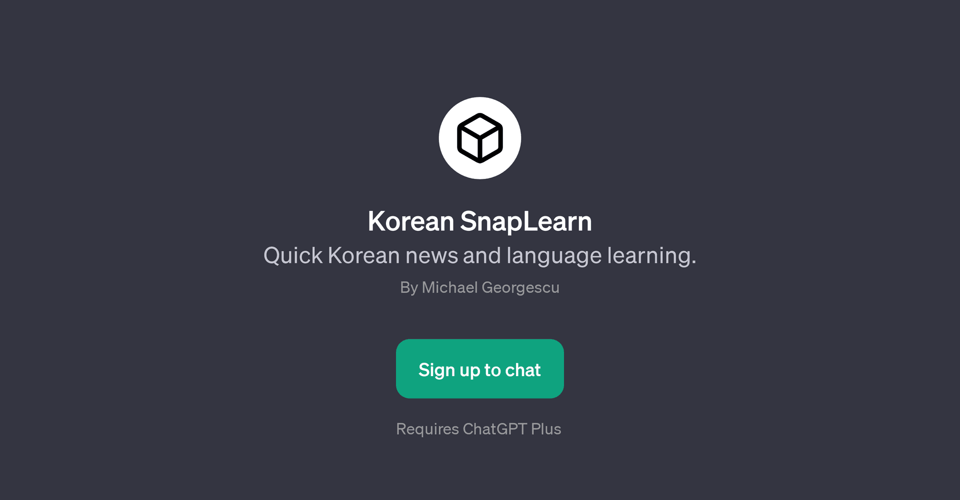 Korean SnapLearn