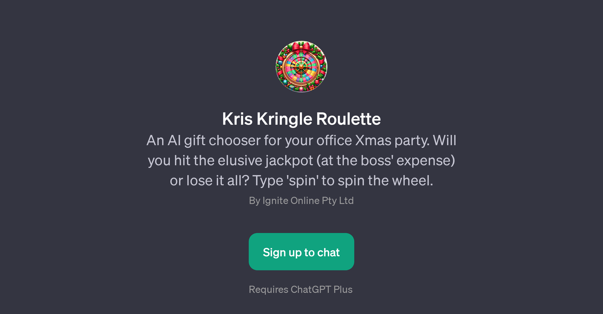 Kris Kringle Roulette