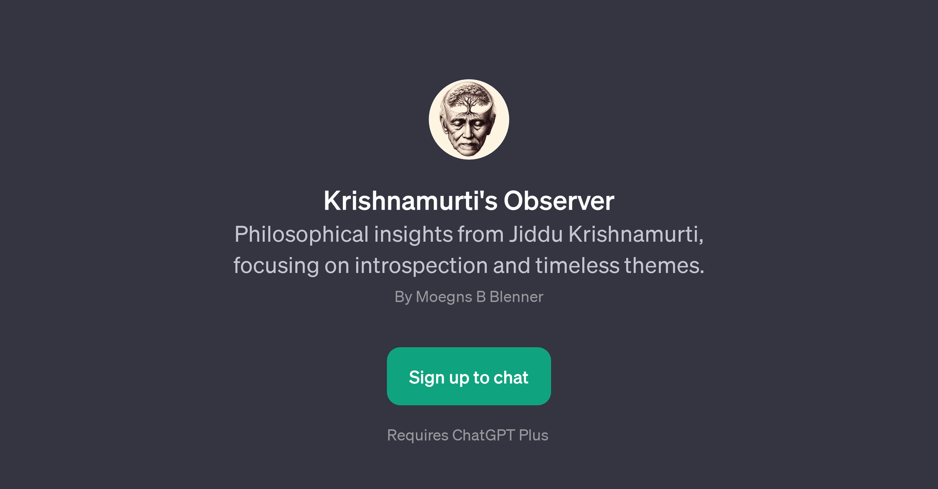 Krishnamurti's Observer