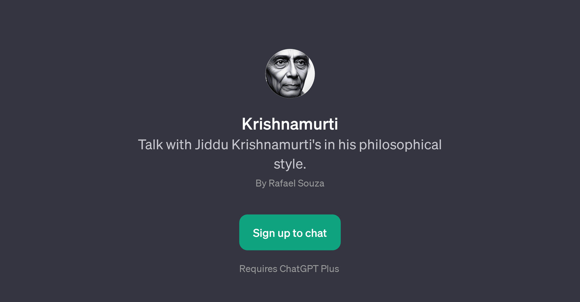 Krishnamurti