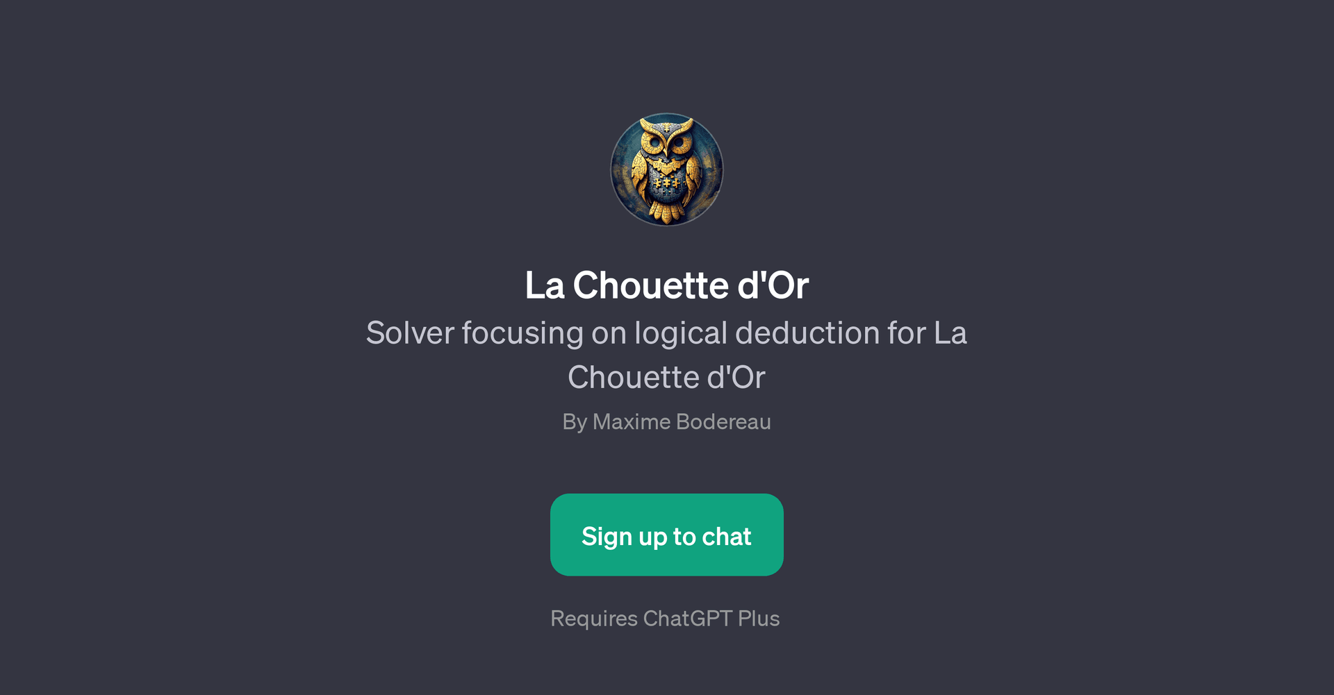 La Chouette d'Or