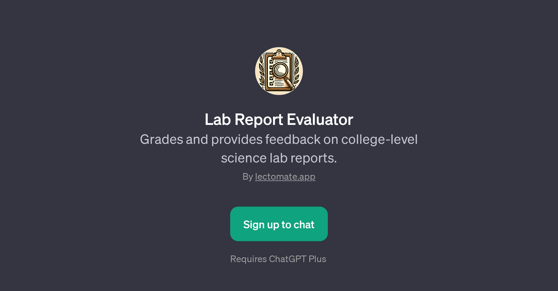 Lab Report Evaluator