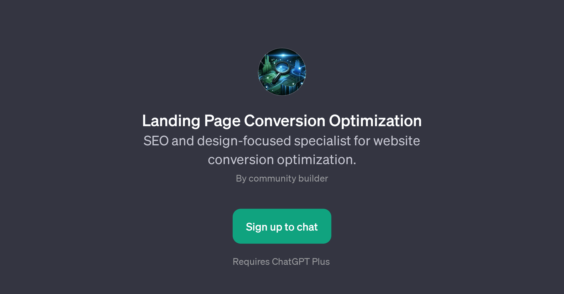 Landing Page Conversion Optimization GPT