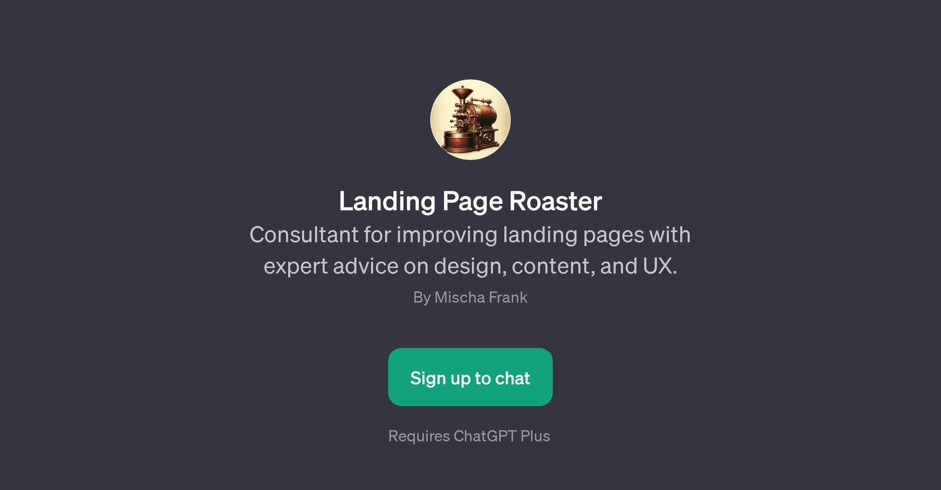 Landing Page Roaster