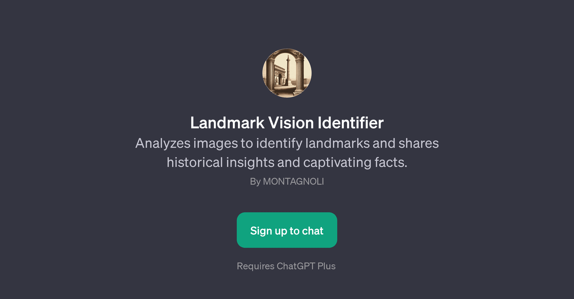 Landmark Vision Identifier