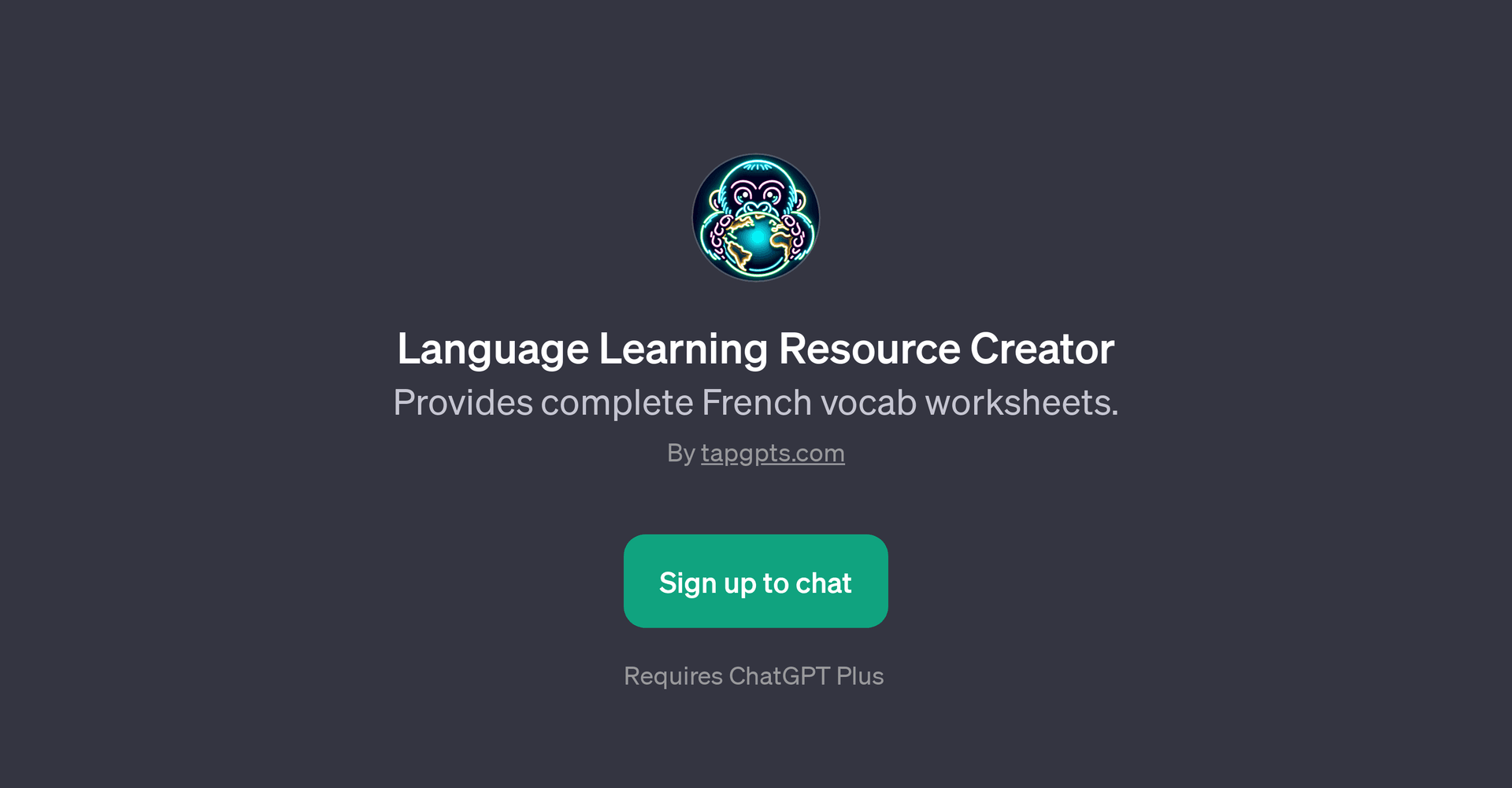Language Learning Resource Creator