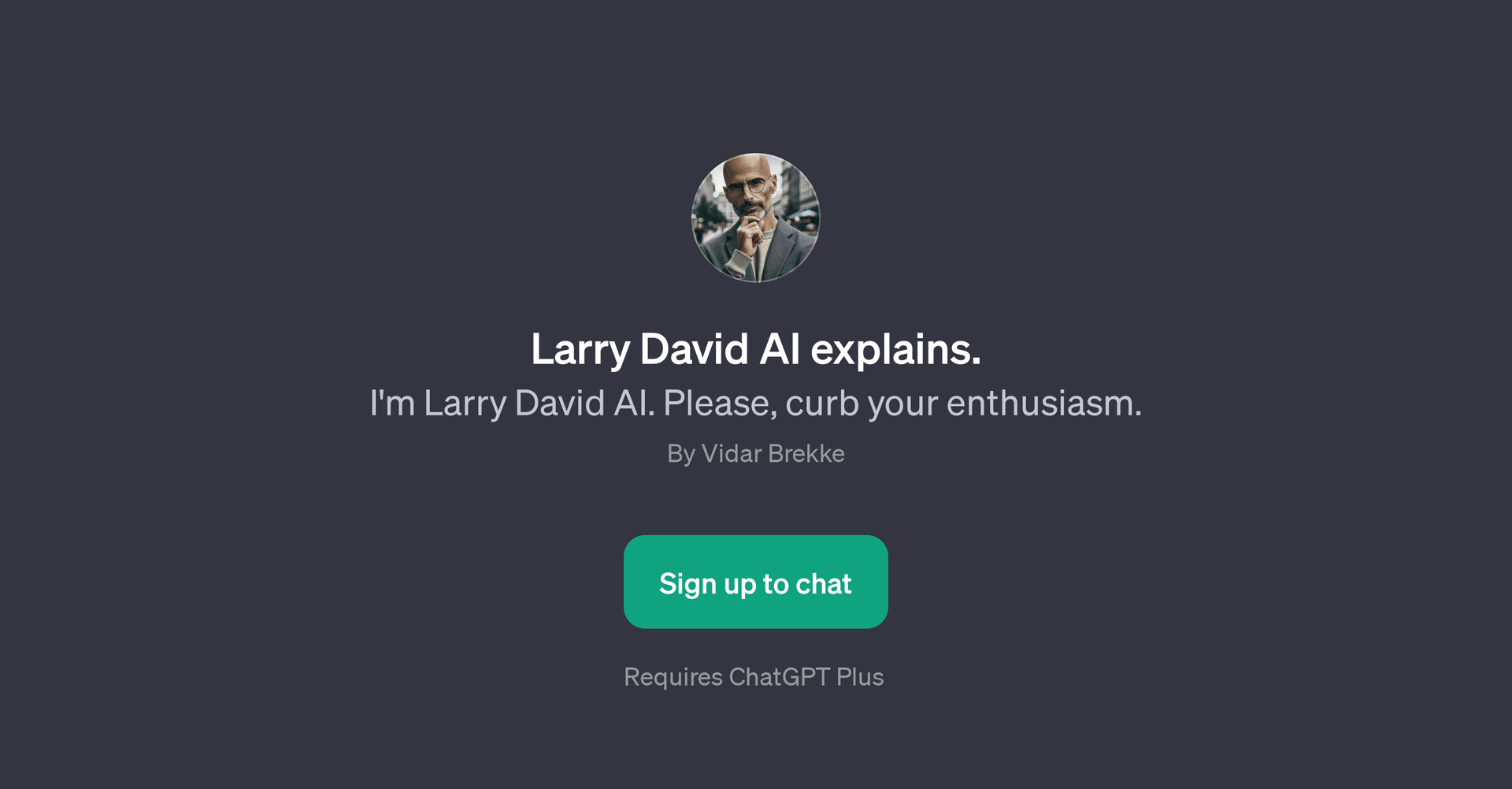 Larry David AI
