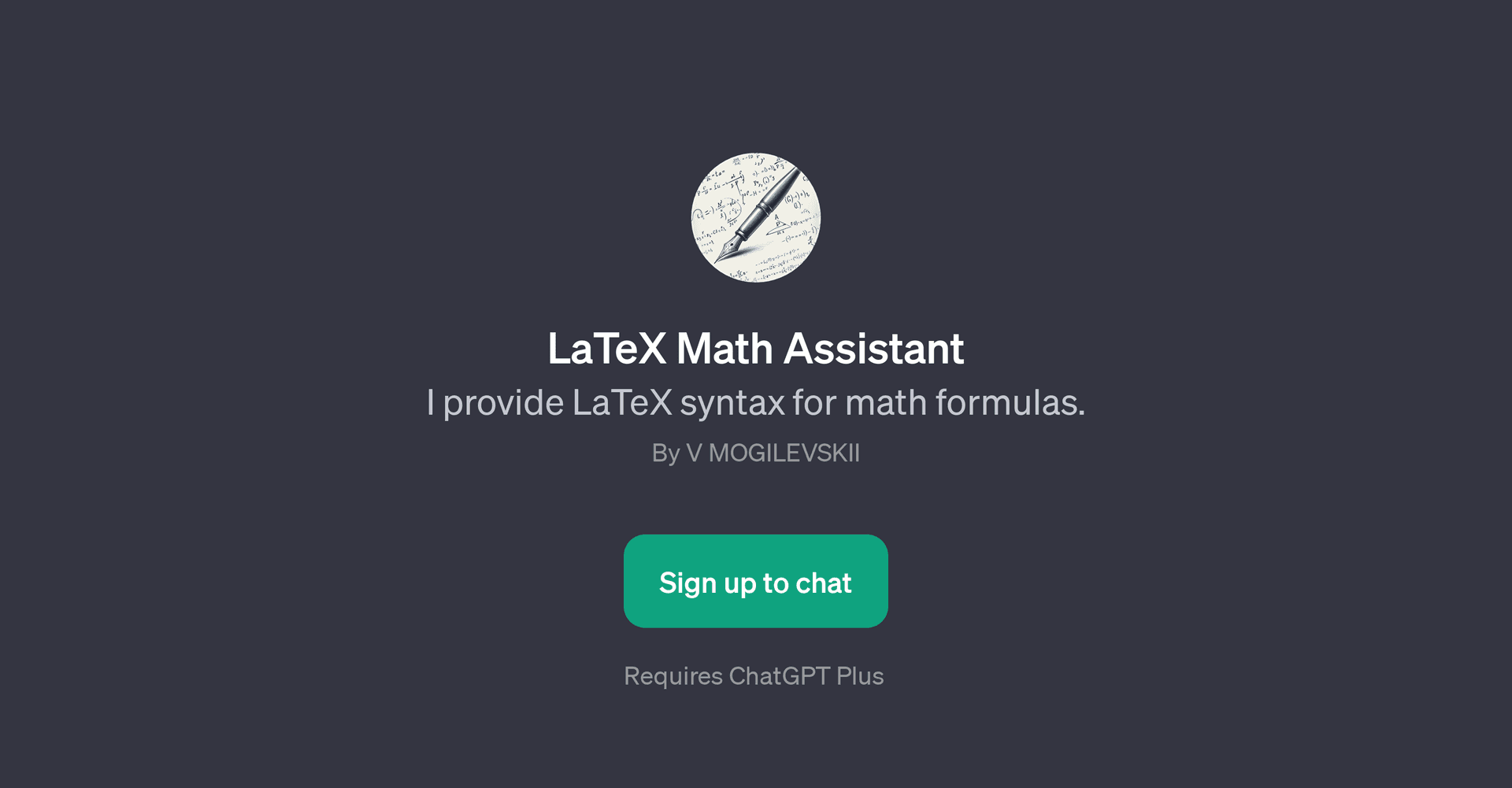 LaTeX Math Assistant