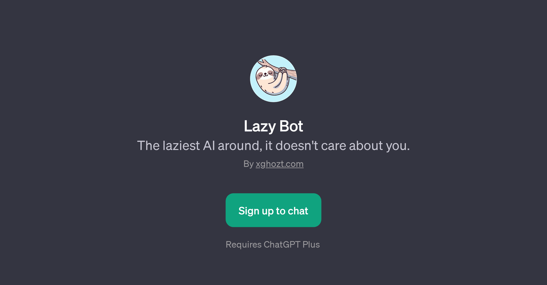 Lazy Bot