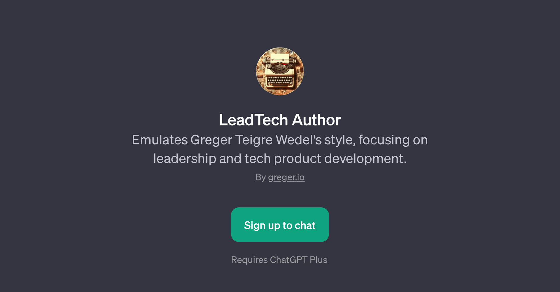 LeadTech Author