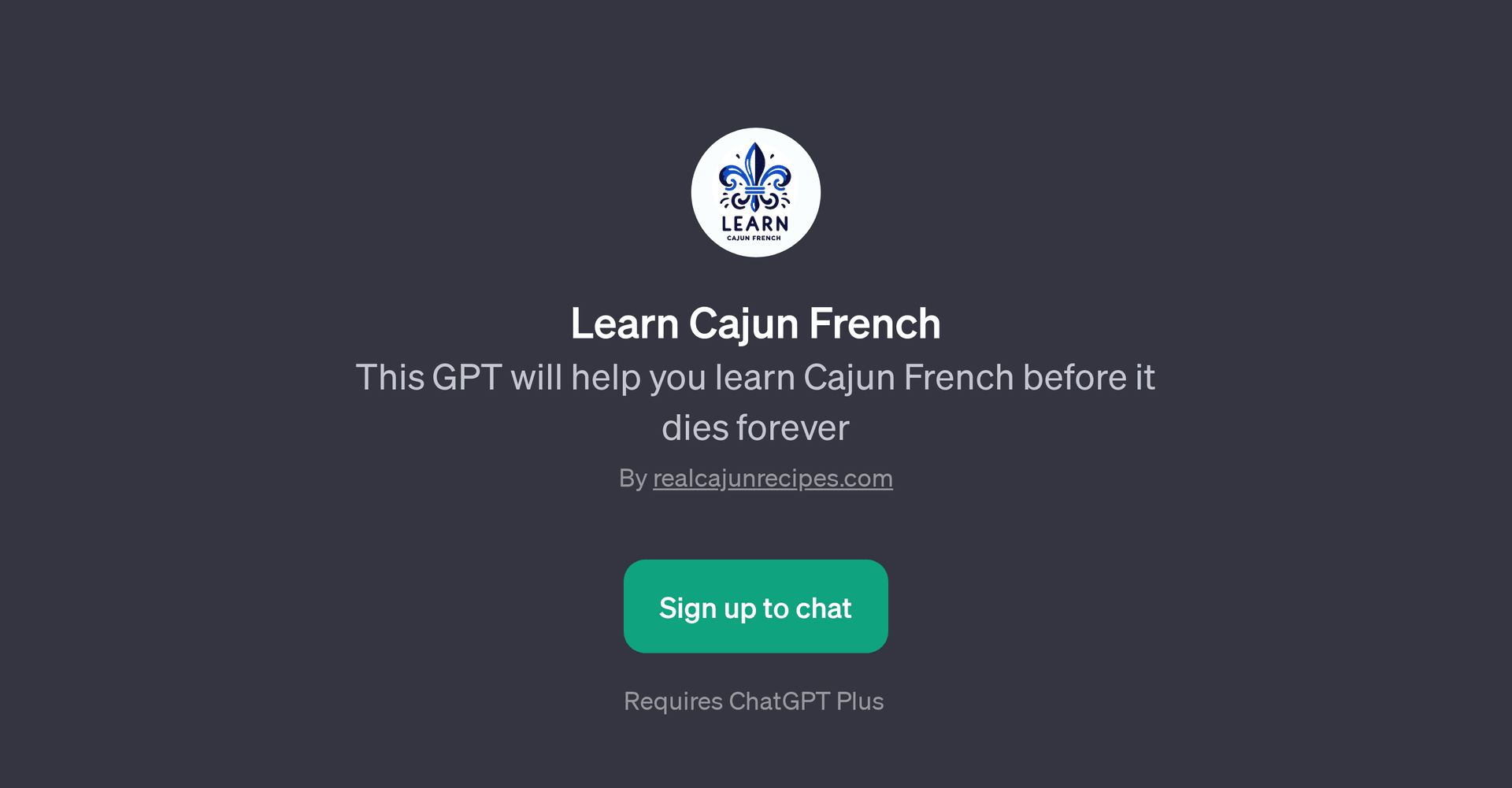 Learn Cajun French