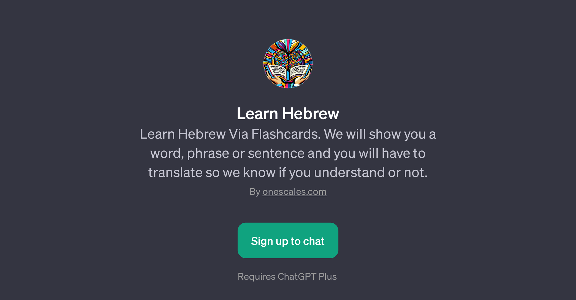 Learn Hebrew GPT