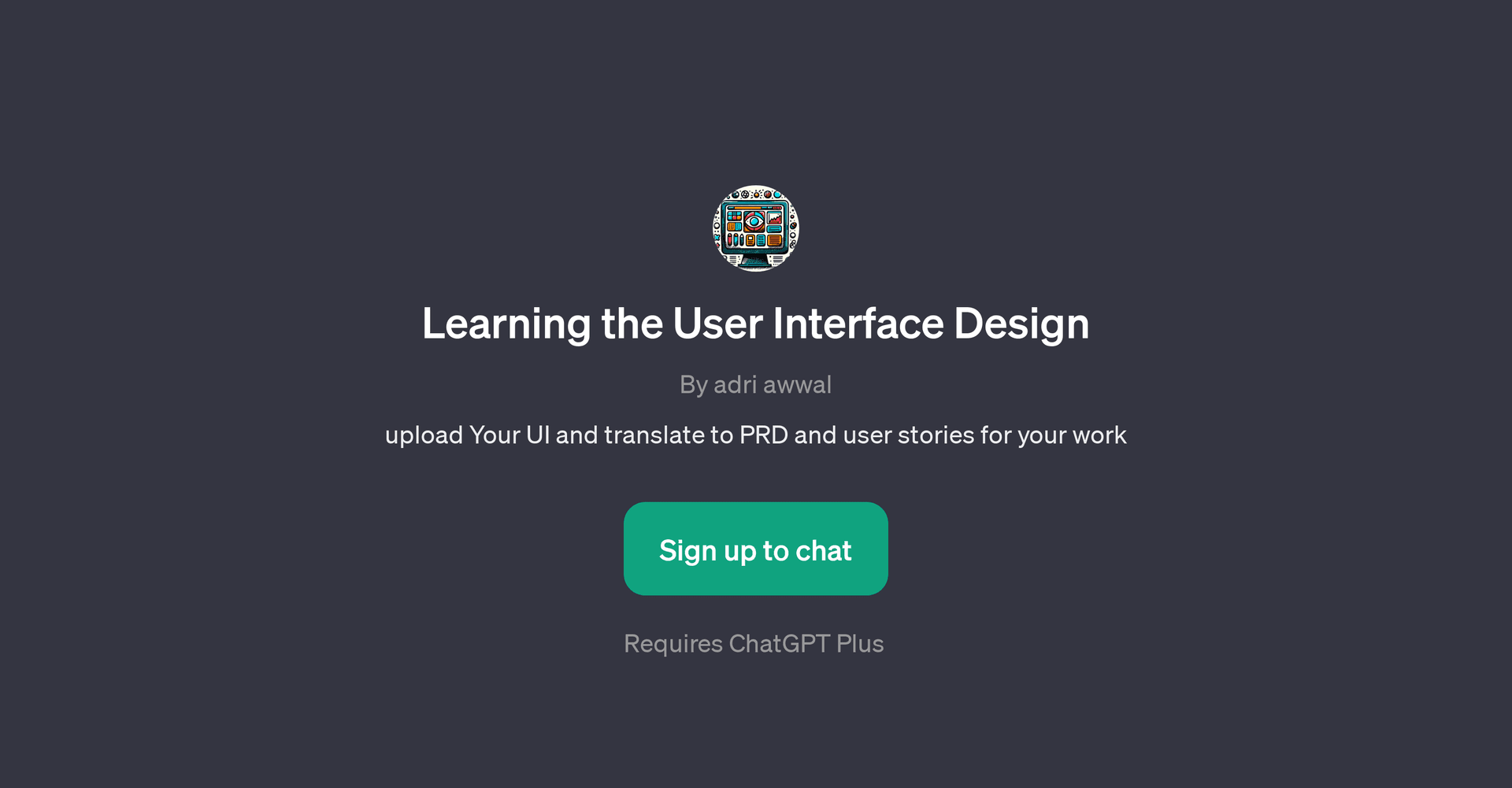 Learning the User Interface Design
