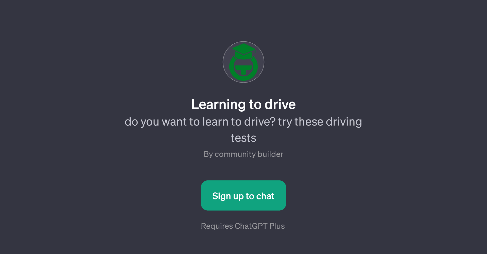 Learning to Drive